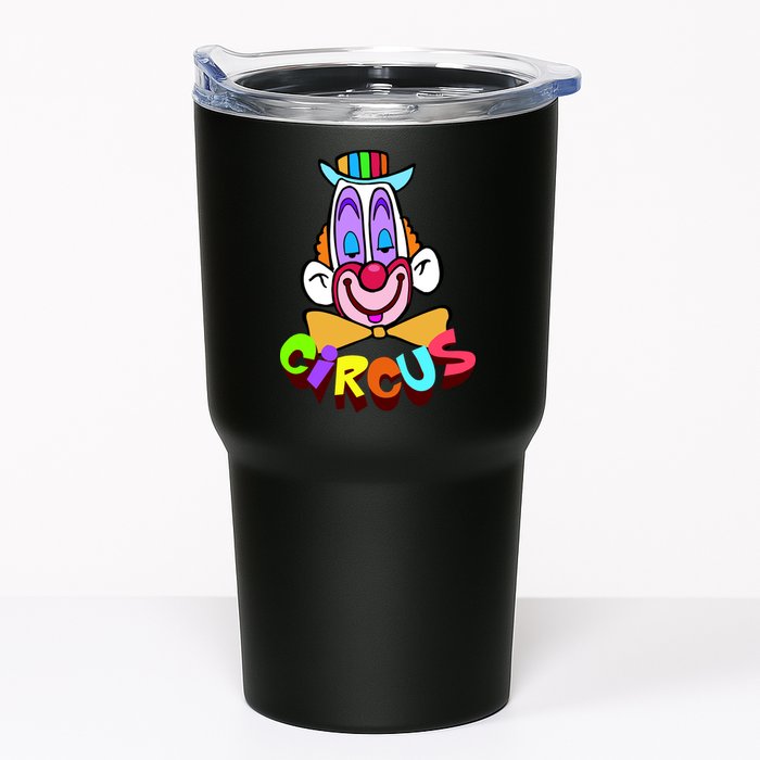 Funny Clown Circus Face Funny Retro Tumbler
