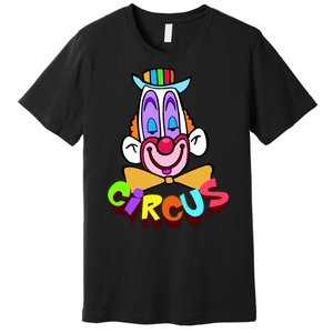 Funny Clown Circus Face Funny Retro Premium T-Shirt