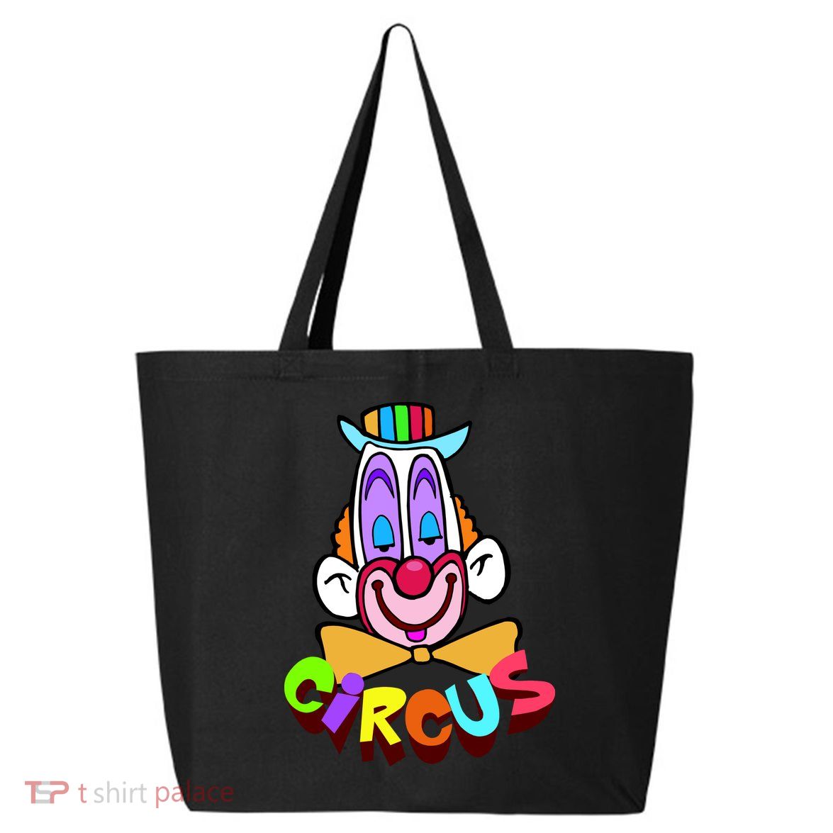 Funny Clown Circus Face Funny Retro 25L Jumbo Tote