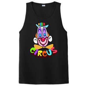 Funny Clown Circus Face Funny Retro PosiCharge Competitor Tank