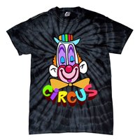 Funny Clown Circus Face Funny Retro Tie-Dye T-Shirt