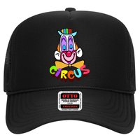Funny Clown Circus Face Funny Retro Trucker Hat