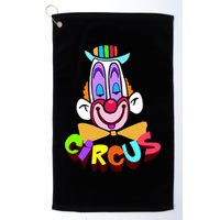 Funny Clown Circus Face Funny Retro Golf Towel
