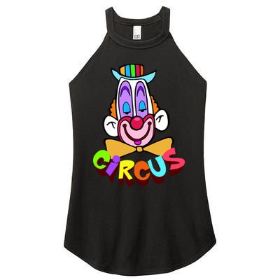 Funny Clown Circus Face Funny Retro Women's Perfect Tri Rocker Tank