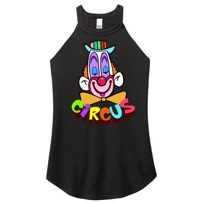 Funny Clown Circus Face Funny Retro Women’s Perfect Tri Rocker Tank