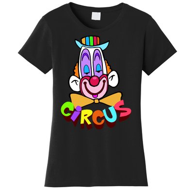 Funny Clown Circus Face Funny Retro Women's T-Shirt