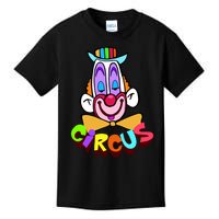 Funny Clown Circus Face Funny Retro Kids T-Shirt