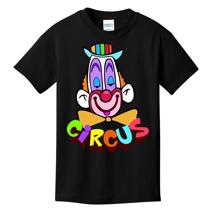 Funny Clown Circus Face Funny Retro Kids T-Shirt