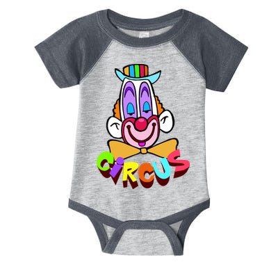 Funny Clown Circus Face Funny Retro Infant Baby Jersey Bodysuit
