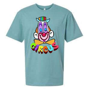 Funny Clown Circus Face Funny Retro Sueded Cloud Jersey T-Shirt