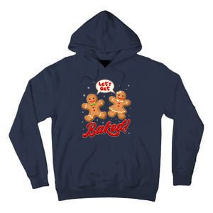 Funny Cute Christmas Let's Get Baked Gingerbread Cookies Tall Hoodie