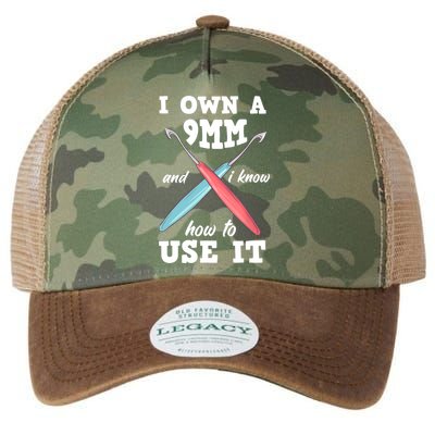 Funny Crocheting Crochet Legacy Tie Dye Trucker Hat
