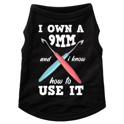 Funny Crocheting Crochet Doggie Tank
