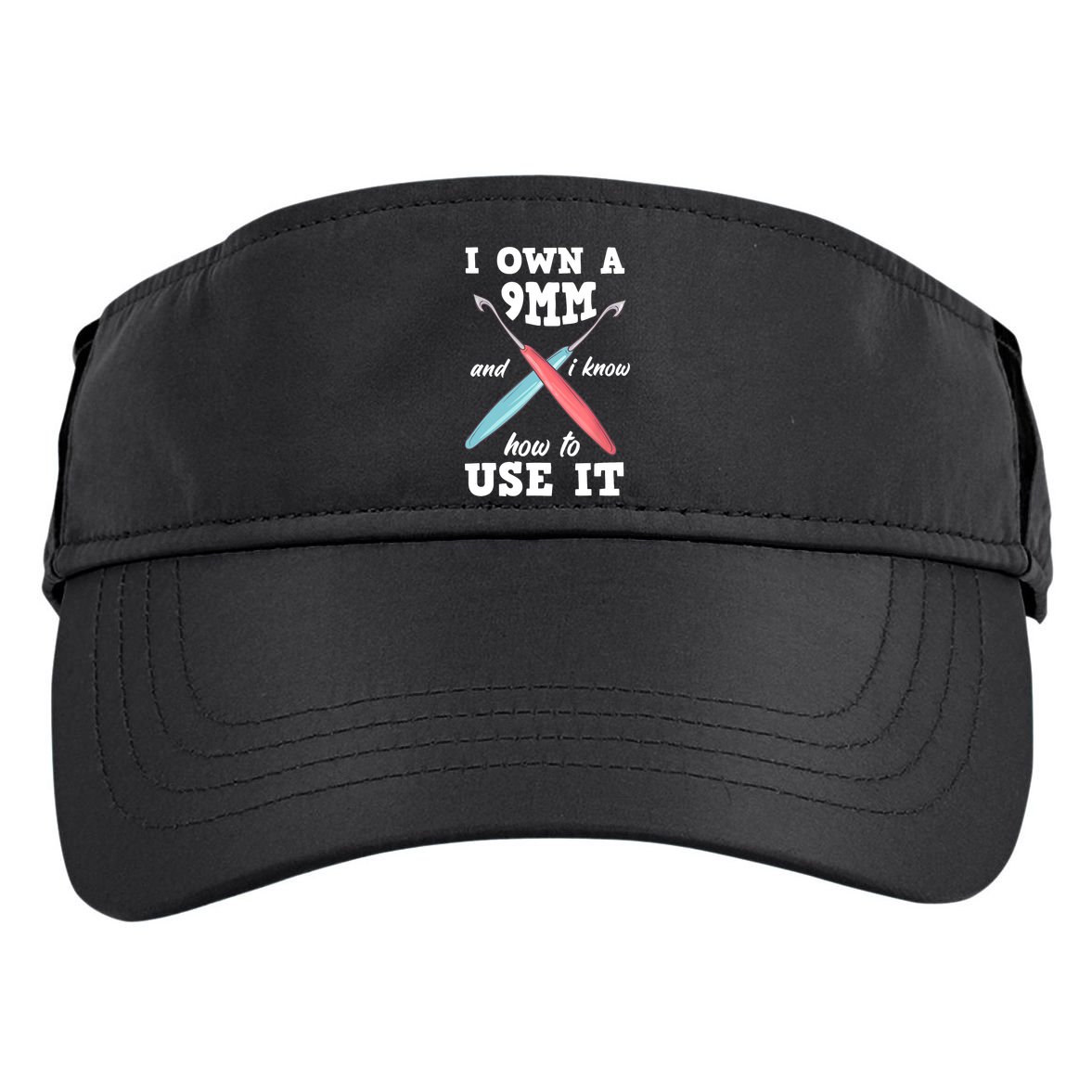 Funny Crocheting Crochet Adult Drive Performance Visor
