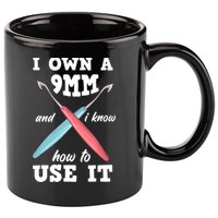 Funny Crocheting Crochet 11oz C Handle Ceramic Mug