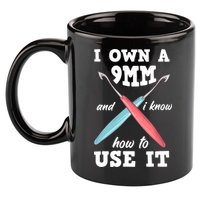 Funny Crocheting Crochet 11oz C Handle Ceramic Mug
