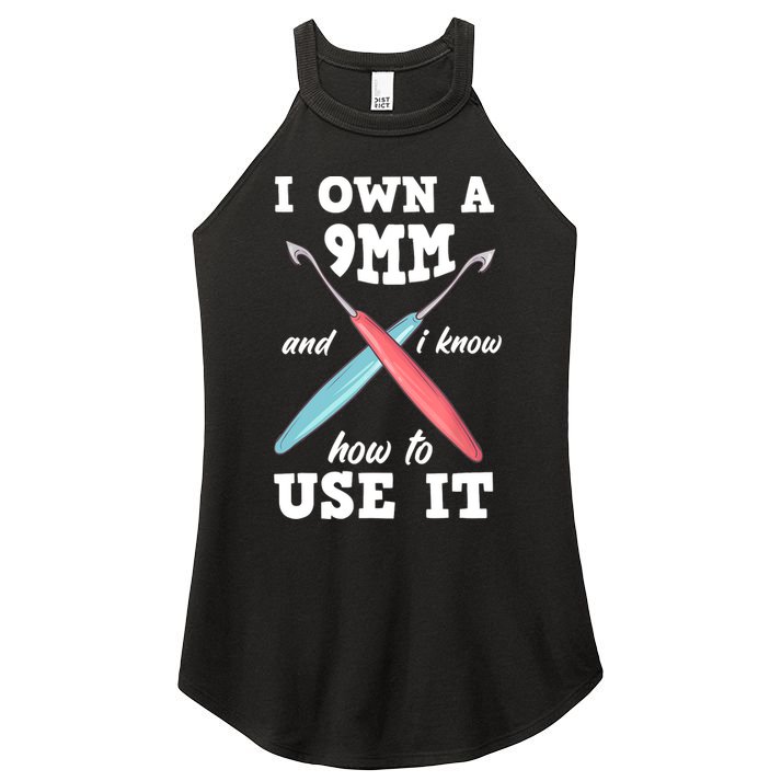 Funny Crocheting Crochet Women's Perfect Tri Rocker Tank