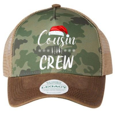 Funny Cousin Crew Christmas Santa Hat Family Matching Legacy Tie Dye Trucker Hat