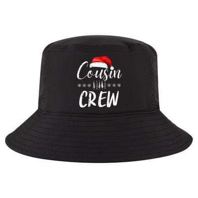 Funny Cousin Crew Christmas Santa Hat Family Matching Cool Comfort Performance Bucket Hat