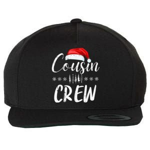 Funny Cousin Crew Christmas Santa Hat Family Matching Wool Snapback Cap