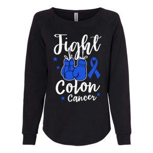 Fight Colon Cancer Gloves Support Colon Cancer Awareness Womens California Wash Sweatshirt