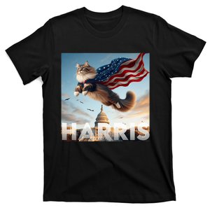 Funny Childless Cat Ladies For Harris 2024 T-Shirt