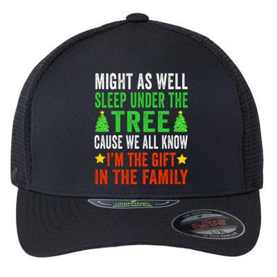 Funny Christmas Christmas Pajamas Flexfit Unipanel Trucker Cap