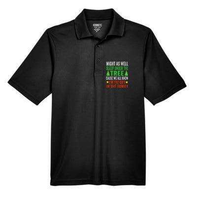 Funny Christmas Christmas Pajamas Men's Origin Performance Pique Polo