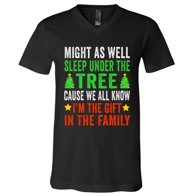 Funny Christmas Christmas Pajamas V-Neck T-Shirt