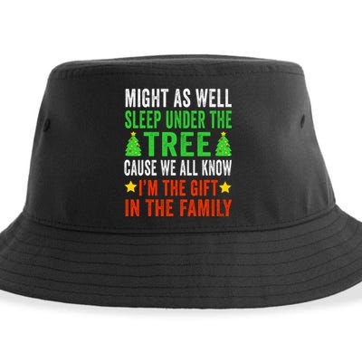 Funny Christmas Christmas Pajamas Sustainable Bucket Hat