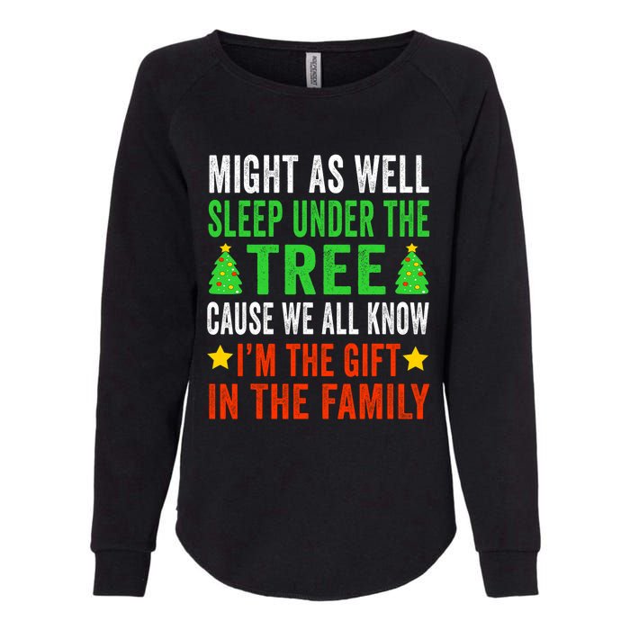 Funny Christmas Christmas Pajamas Womens California Wash Sweatshirt