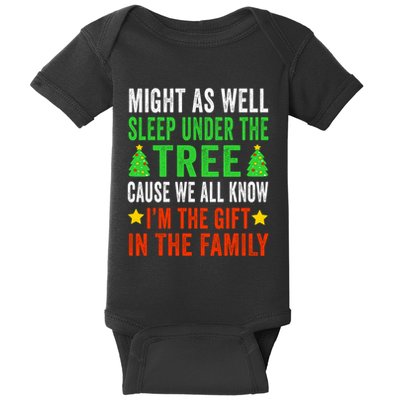 Funny Christmas Christmas Pajamas Baby Bodysuit