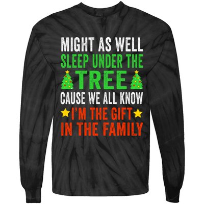 Funny Christmas Christmas Pajamas Tie-Dye Long Sleeve Shirt