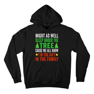 Funny Christmas Christmas Pajamas Tall Hoodie