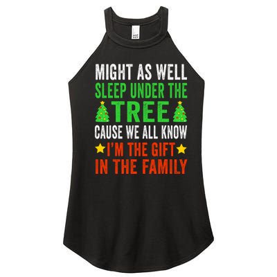 Funny Christmas Christmas Pajamas Women's Perfect Tri Rocker Tank