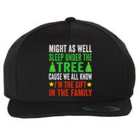 Funny Christmas Christmas Pajamas Wool Snapback Cap