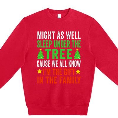 Funny Christmas Christmas Pajamas Premium Crewneck Sweatshirt