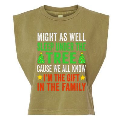 Funny Christmas Christmas Pajamas Garment-Dyed Women's Muscle Tee