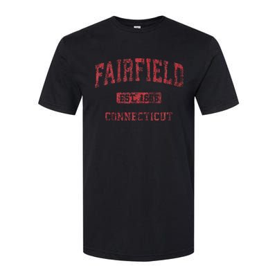 Fairfield Connecticut Ct Vintage Athletic Sports Design Softstyle CVC T-Shirt