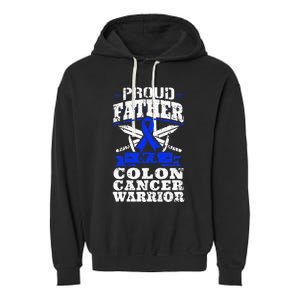 Funny Colon Cancer Survivor Cancer Awareness Ribbon Garment-Dyed Fleece Hoodie