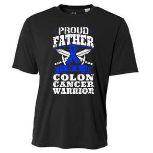 Funny Colon Cancer Survivor Cancer Awareness Ribbon Cooling Performance Crew T-Shirt