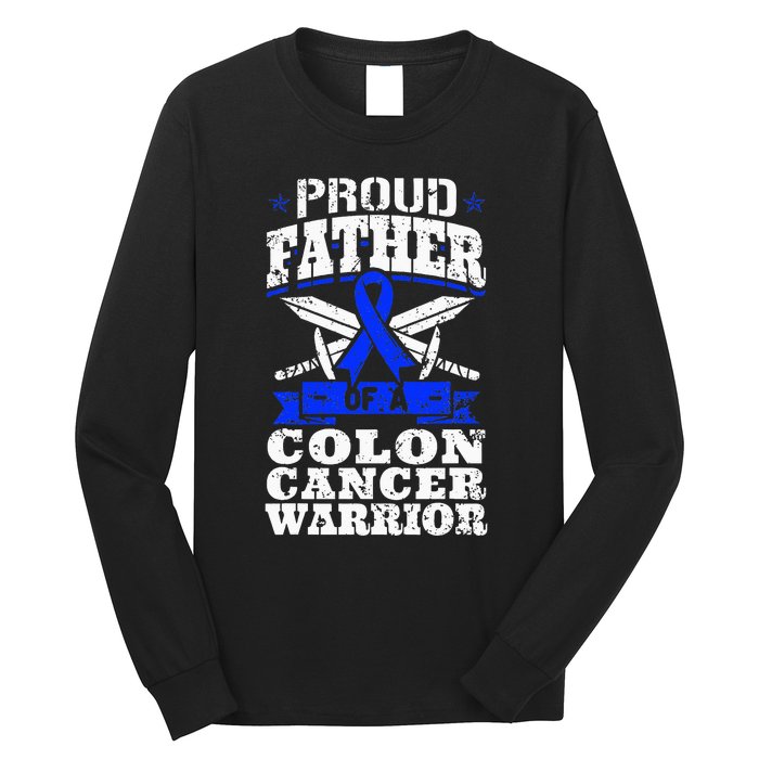 Funny Colon Cancer Survivor Cancer Awareness Ribbon Long Sleeve Shirt