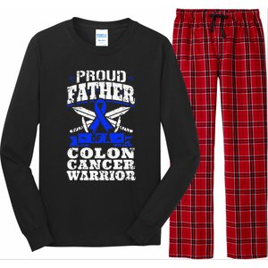 Funny Colon Cancer Survivor Cancer Awareness Ribbon Long Sleeve Pajama Set