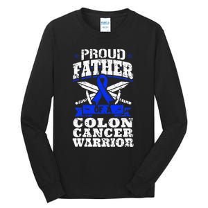 Funny Colon Cancer Survivor Cancer Awareness Ribbon Tall Long Sleeve T-Shirt