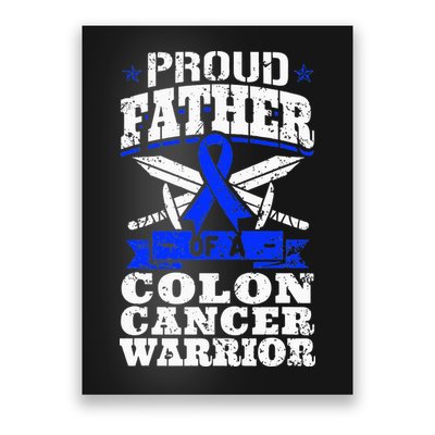 Funny Colon Cancer Survivor Cancer Awareness Ribbon Poster