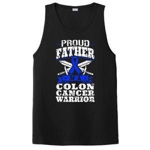 Funny Colon Cancer Survivor Cancer Awareness Ribbon PosiCharge Competitor Tank