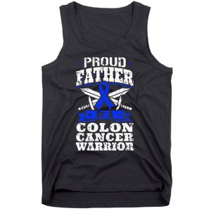 Funny Colon Cancer Survivor Cancer Awareness Ribbon Tank Top