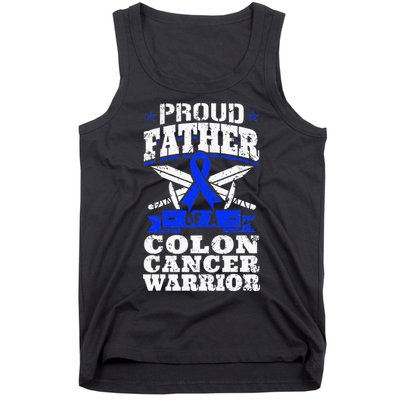 Funny Colon Cancer Survivor Cancer Awareness Ribbon Tank Top