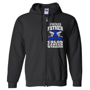 Funny Colon Cancer Survivor Cancer Awareness Ribbon Full Zip Hoodie