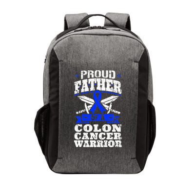 Funny Colon Cancer Survivor Cancer Awareness Ribbon Vector Backpack